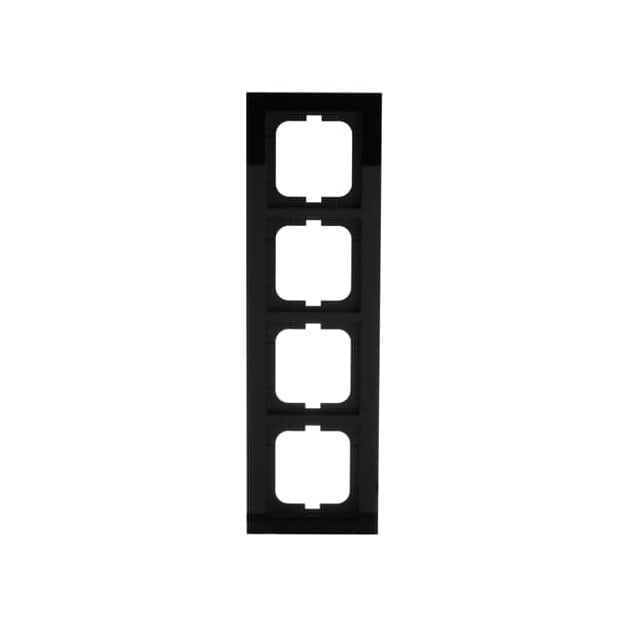 Busch-Jaeger 1724-281 Abdeckrahmen 4-fach Rahmen (Thermoplast) Schwarz Busch-axcent® 2CKA001754A4412