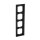 Busch-Jaeger 1724-281 Abdeckrahmen 4-fach Rahmen (Thermoplast) Schwarz Busch-axcent® 2CKA001754A4412