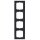 Busch-Jaeger 1724-885K future® linear-Abdeckrahmen 4-fach Rahmen (Kunststoff (lackiert)) Schwarz Matt future® linear 2CKA001754A4422