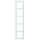 Busch-Jaeger 1725-884K future® linear-Abdeckrahmen 5-fach Rahmen (Kunststoff (lackiert)) Studioweiß Matt future® linear 2CKA001754A4418