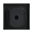 Busch-Jaeger 1740-885 Zentralscheibe mit Drehgriff, mit Aufdruck (Kunststoff (lackiert)) Schwarz Matt future® linear 2CKA001710A3894