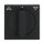 Busch-Jaeger 1740-885 Zentralscheibe mit Drehgriff, mit Aufdruck (Kunststoff (lackiert)) Schwarz Matt future® linear 2CKA001710A3894