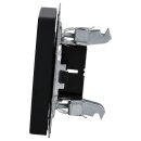 Busch-Jaeger 1742-885 Blindzentralscheibe mit Tragring (Kunststoff (lackiert)) Schwarz Matt future® linear 2CKA001710A3895