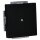 Busch-Jaeger 1742-885 Blindzentralscheibe mit Tragring (Kunststoff (lackiert)) Schwarz Matt future® linear 2CKA001710A3895