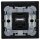 Busch-Jaeger 1789 LI-885 Wippe mit Aufdruck mit kleiner transparenter Kalotte (Kunststoff (lackiert)) Schwarz Matt future® linear 2CKA001751A3045