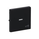Busch-Jaeger 1789 TR-885 Wippe mit Aufdruck mit kleiner transparenter Kalotte (Kunststoff (lackiert)) Schwarz Matt future® linear 2CKA001751A3046