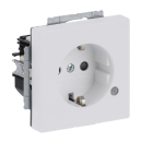 Busch-Jaeger 20 EUCBL-884 SCHUKO® Steckdosen-Einsatz mit LED Kontrolllicht (Kunststoff (lackiert)) Studioweiß Matt 2CKA002013A5336