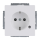 Busch-Jaeger 20 EUCBL-884 SCHUKO® Steckdosen-Einsatz mit LED Kontrolllicht (Kunststoff (lackiert)) Studioweiß Matt 2CKA002013A5336