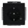 Busch-Jaeger 20 EUCBL-885 SCHUKO® Steckdosen-Einsatz mit LED Kontrolllicht (Kunststoff (lackiert)) Schwarz Matt 2CKA002013A5330