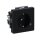 Busch-Jaeger 20 EUCBL-885 SCHUKO® Steckdosen-Einsatz mit LED Kontrolllicht (Kunststoff (lackiert)) Schwarz Matt 2CKA002013A5330