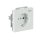 Busch-Jaeger 20 EUCKS/DV-884 SCHUKO® Steckdosen-Einsatz mit Aufdruck "EDV" (Kunststoff (lackiert)) Studioweiß Matt 2CKA002013A5327