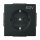 Busch-Jaeger 20 EUCKS/DV-885 SCHUKO® Steckdosen-Einsatz mit Aufdruck "EDV" (Kunststoff (lackiert)) Schwarz Matt 2CKA002013A5332