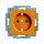 Busch-Jaeger 20 EUCKS-14-212 SCHUKO® Steckdosen-Einsatz mit erh. Berührungsschutz (Thermoplast) Orange 2CKA002013A5310
