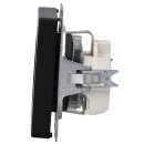 Busch-Jaeger 20 EUCKS-885 SCHUKO® Steckdosen-Einsatz mit erh. Berührungsschutz (Kunststoff (lackiert)) Schwarz Matt 2CKA002013A5333