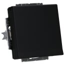 Busch-Jaeger 20 EUK-885 SCHUKO® Steckdosen-Einsatz mit Klappdeckel (Kunststoff (lackiert)) Schwarz Matt 2CKA002018A1495