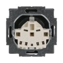 Busch-Jaeger 20 EUN-885 SCHUKO® Steckdosen-Einsatz mit Beschriftungsfeld (Kunststoff (lackiert)) Schwarz Matt 2CKA002011A3884