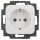 Busch-Jaeger 20 EURKS-214 SCHUKO® Steckdosen-Einsatz mit erh. Berührungsschutz (Thermoplast) Alpinweiß Reflex SI 2CKA002013A5319