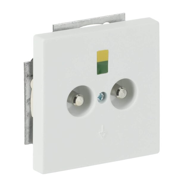 Busch-Jaeger 2095 UC-884 Unterputz-Potenzial-Ausgleichsstecker 2-fach (Kunststoff (lackiert)) Studioweiß Matt future® linear 2CKA002495A0091