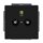 Busch-Jaeger 2095 UC-885 Unterputz-Potenzial-Ausgleichsstecker 2-fach (Kunststoff (lackiert)) Schwarz Matt future® linear 2CKA002495A0092