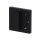 Busch-Jaeger 2542 DR/01-885 Zentralscheibe mit Drehgriff, mit Aufdruck (Kunststoff (lackiert)) Schwarz Matt future® linear 2CKA001710A3913