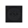 Busch-Jaeger 2542 DR/01-885 Zentralscheibe mit Drehgriff, mit Aufdruck (Kunststoff (lackiert)) Schwarz Matt future® linear 2CKA001710A3913