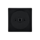 Busch-Jaeger 2542 DR/02-885 Zentralscheibe mit Drehgriff, mit Aufdruck (Kunststoff (lackiert)) Schwarz Matt future® linear 2CKA001710A3914