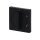 Busch-Jaeger 2542 DR/02-885 Zentralscheibe mit Drehgriff, mit Aufdruck (Kunststoff (lackiert)) Schwarz Matt future® linear 2CKA001710A3914