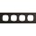 Gira 0214127 Abdeckrahmen 4-fach Gira Esprit Aluminium Braun