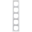 Gira 111522 Abdeckrahmen 5-fach senkrecht...