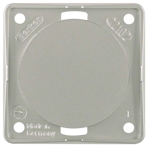Berker 845162568 Blindverschluss Integro Modul-Einsätze Chrom matt lackiert