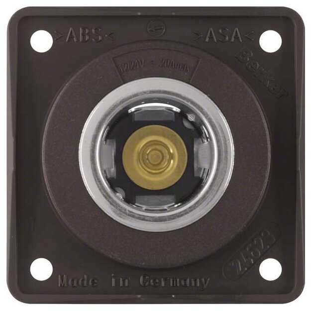 Berker 845712501 Power Steckdose 12 V Integro Modul-Einsätze Braun matt
