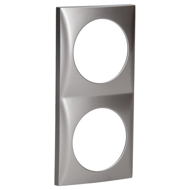 Berker 918262524 Rahmen 2-fach Integro Flow Edelstahl matt lackiert