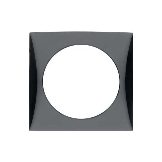 Berker 918272510 Rahmen 1-fach Integro Flow Schwarz glänzend