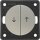 Berker 936532568 Jalousie-Serientaster mit Aufdruck Pfeile Integro Flow/Pure chr. matt lackiert