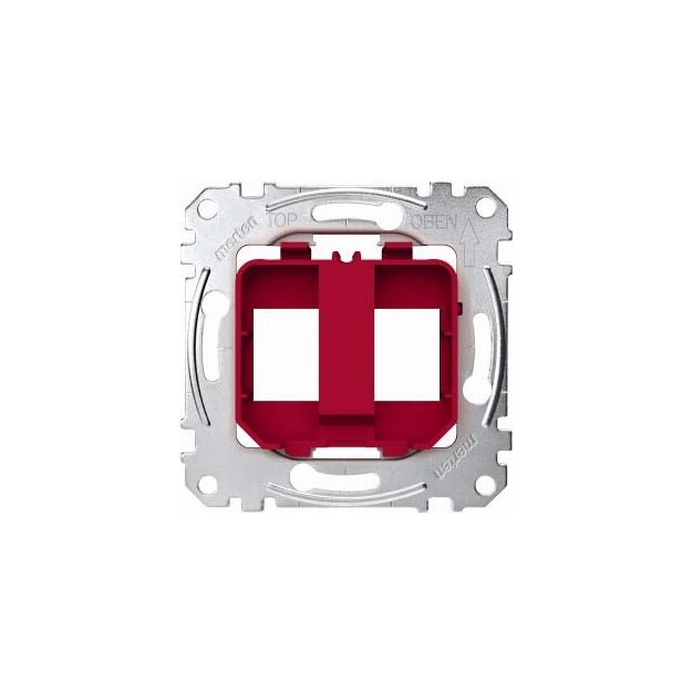 Merten MEG4566-0006 Tragplatten für Steckverbinder Modular Jack Rot