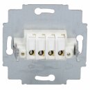Busch-Jaeger 0248/04-101 Stereo-Lautsprecher-Anschlussdose (Thermoplast) Alpinweiß 2CKA000230A0403