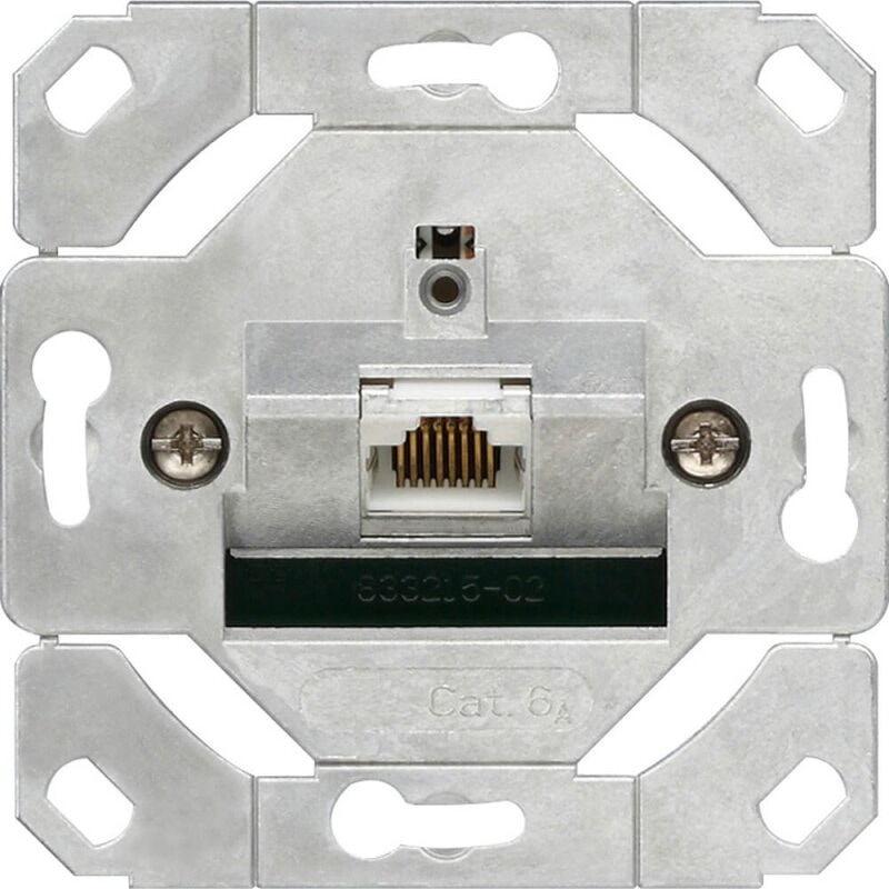 Gira Antennensteckdose FS 302 F – Mit 3 Anschlüssen, F-Buchse Für Satellit, Enddose