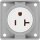 Berker 862542507 Steckdose mit Schutzkontakt USA/CANADA NEMA 6-20 RIntegro Modul-Einsätze Grau glänzend