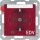 Berker 41108915 Steckdose SCHUKO mit Kontroll-LED BSF und erhöhter Berührungsschutz S.1/B.3/B.7 Rot glänzend
