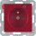 Berker 6765091915 Steckdose mit Schutzkontaktstift und Kontroll-LED S.1/B.3/B.7 Rot matt