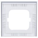 Busch-Jaeger 1721-280 Abdeckrahmen 1-fach Rahmen (Weißglas) Glas Weiß Busch-axcent® 2CKA001754A4437