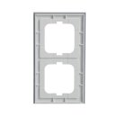 Busch-Jaeger 1722-280 Abdeckrahmen 2-fach Rahmen (Weißglas) Glas Weiß Busch-axcent® 2CKA001754A4438