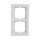 Busch-Jaeger 1722-280 Abdeckrahmen 2-fach Rahmen (Weißglas) Glas Weiß Busch-axcent® 2CKA001754A4438