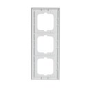 Busch-Jaeger 1723-280 Abdeckrahmen 3-fach Rahmen (Weißglas) Glas Weiß Busch-axcent® 2CKA001754A4439