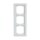 Busch-Jaeger 1723-280 Abdeckrahmen 3-fach Rahmen (Weißglas) Glas Weiß Busch-axcent® 2CKA001754A4439