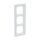 Busch-Jaeger 1723-280 Abdeckrahmen 3-fach Rahmen (Weißglas) Glas Weiß Busch-axcent® 2CKA001754A4439