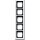 Busch-Jaeger 1725-284/11 Abdeckrahmen Busch-axcent® flat 5-fach Rahmen Studioweiß Busch-axcent® 2CKA001753A4125