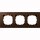Merten MEG4053-3473 Holzrahmen 3-fach Walnuss M-PLAN