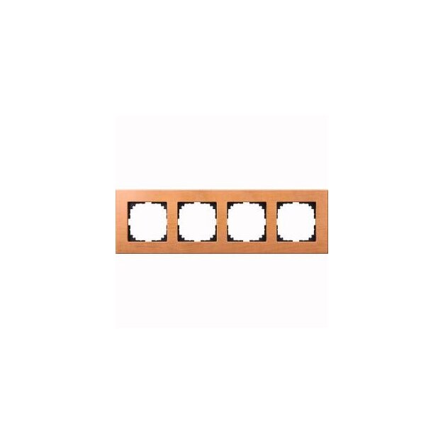 Merten MEG4054-3470 Holzrahmen 4-fach Buche M-PLAN