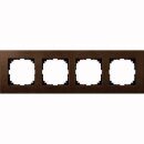 Merten MEG4054-3473 Holzrahmen 4-fach Walnuss M-PLAN
